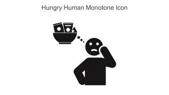 Hungry Human Monotone Icon In Powerpoint Pptx Png And Editable Eps Format