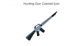 Hunting Gun Colored Icon In Powerpoint Pptx Png And Editable Eps Format