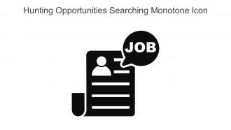 Hunting Opportunities Searching Monotone Icon In Powerpoint Pptx Png And Editable Eps Format