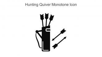 Hunting Quiver Monotone Icon In Powerpoint Pptx Png And Editable Eps Format