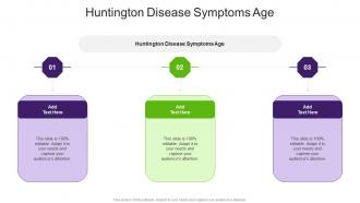 Huntington Disease Symptoms Age In Powerpoint And Google Slides Cpb