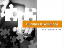 Hurdles and solutions powerpoint presentation slides