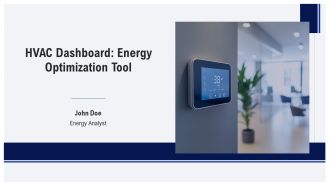 HVAC Dashboard Energy Optimization Tool PPT Outline AT
