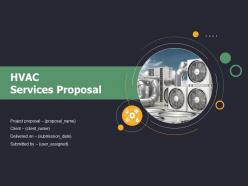 HVAC Services Proposal Powerpoint Presentation Slides