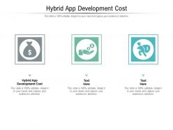 Hybrid app development cost ppt powerpoint presentation outline show cpb
