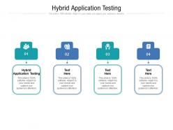 Hybrid application testing ppt powerpoint presentation styles introduction cpb