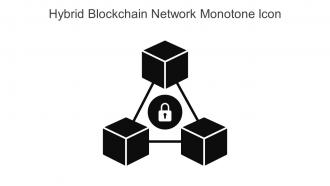 Hybrid Blockchain Network Monotone Icon In Powerpoint Pptx Png And Editable Eps Format