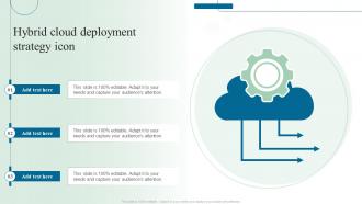 Hybrid Cloud Deployment Strategy Icon