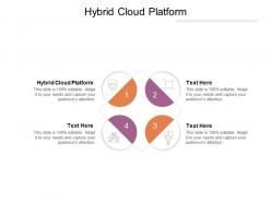 Hybrid cloud platform ppt powerpoint presentation infographics good cpb
