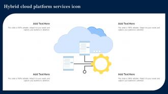 Hybrid Cloud Platform Services Icon