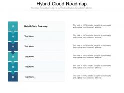 Hybrid cloud roadmap ppt powerpoint presentation infographic template graphics pictures cpb