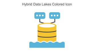 Hybrid Data Lakes Colored Icon In Powerpoint Pptx Png And Editable Eps Format