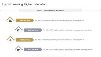 Hybrid Learning Higher Education In Powerpoint And Google Slides Cpb