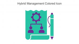 Hybrid Management Colored Icon In Powerpoint Pptx Png And Editable Eps Format