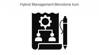 Hybrid Management Monotone Icon In Powerpoint Pptx Png And Editable Eps Format