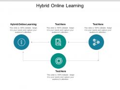 Hybrid online learning ppt powerpoint presentation styles summary cpb