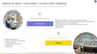 Hybrid Or Semi Volumetric Construction Method Embracing Construction Playbook
