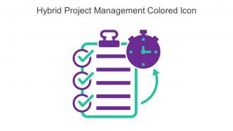 Hybrid Project Management Colored Icon In Powerpoint Pptx Png And Editable Eps Format