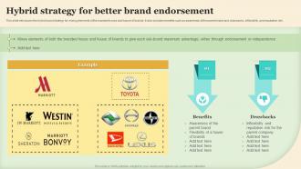 Hybrid Strategy For Better Brand Endorsement Making Brand Portfolio Work