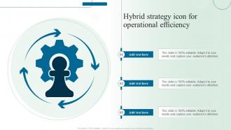 Hybrid Strategy Icon For Operational Efficiency