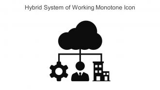 Hybrid System Of Working Monotone Icon In Powerpoint Pptx Png And Editable Eps Format