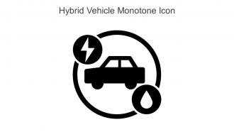 Hybrid Vehicle Monotone Icon In Powerpoint Pptx Png And Editable Eps Format