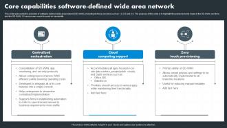 Hybrid Wan Core Capabilities Software Defined Wide Area Network