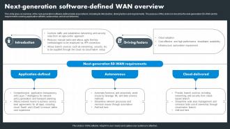 Hybrid Wan Next Generation Software Defined Wan Overview