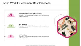 Hybrid Work Environment Best Practices In Powerpoint And Google Slides Cpb