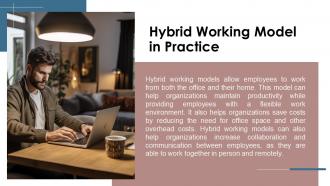 Hybrid Working Models powerpoint presentation and google slides ICP Graphical Informative
