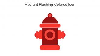 Hydrant Flushing Colored Icon In Powerpoint Pptx Png And Editable Eps Format