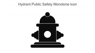Hydrant Public Safety Monotone Icon In Powerpoint Pptx Png And Editable Eps Format