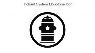 Hydrant System Monotone Icon In Powerpoint Pptx Png And Editable Eps Format