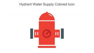 Hydrant Water Supply Colored Icon In Powerpoint Pptx Png And Editable Eps Format