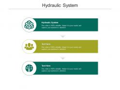 Hydraulic system ppt powerpoint presentation information cpb