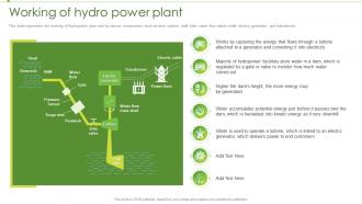 Hydro Power Plant It Working Of Hydro Power Plant Ppt Show Slide Download