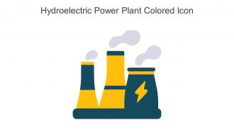 Hydroelectric Power Plant  Monotone Icon In Powerpoint Pptx Png And Editable Eps Format