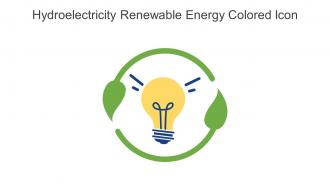 Hydroelectricity Renewable Energy Colored Icon In Powerpoint Pptx Png And Editable Eps Format