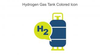 Hydrogen Gas Tank Colored Icon In Powerpoint Pptx Png And Editable Eps Format