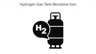 Hydrogen Gas Tank Monotone Icon In Powerpoint Pptx Png And Editable Eps Format
