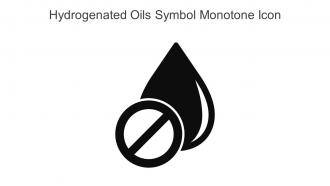 Hydrogenated Oils Symbol Monotone Icon In Powerpoint Pptx Png And Editable Eps Format