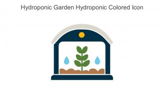 Hydroponic Garden Hydroponic Colored Icon In Powerpoint Pptx Png And Editable Eps Format