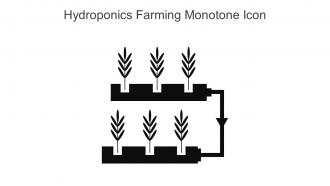 Hydroponics Farming Monotone Icon In Powerpoint Pptx Png And Editable Eps Format