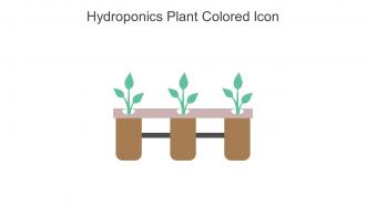Hydroponics Plant Colored Icon In Powerpoint Pptx Png And Editable Eps Format