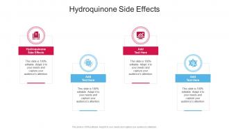 Hydroquinone Side Effects In Powerpoint And Google Slides Cpb