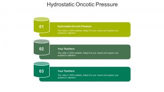Hydrostatic oncotic pressure ppt powerpoint presentation infographics ideas cpb