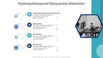 Hydroxychloroquine Doxycycline Interaction In Powerpoint And Google Slides Cpb