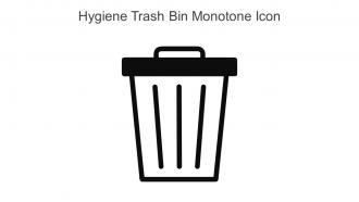 Hygiene Trash Bin Monotone Icon In Powerpoint Pptx Png And Editable Eps Format
