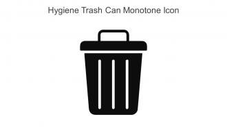Hygiene Trash Can Monotone Icon In Powerpoint Pptx Png And Editable Eps Format