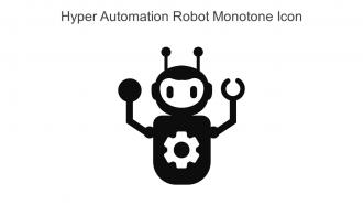 Hyper Automation Robot Monotone Icon In Powerpoint Pptx Png And Editable Eps Format